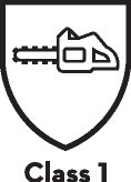 SKÆREBESKYTTELSESKLASSE 1 TIL MOTORSAV