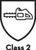 SKÆREBESKYTTELSESKLASSE 2 TIL MOTORSAV