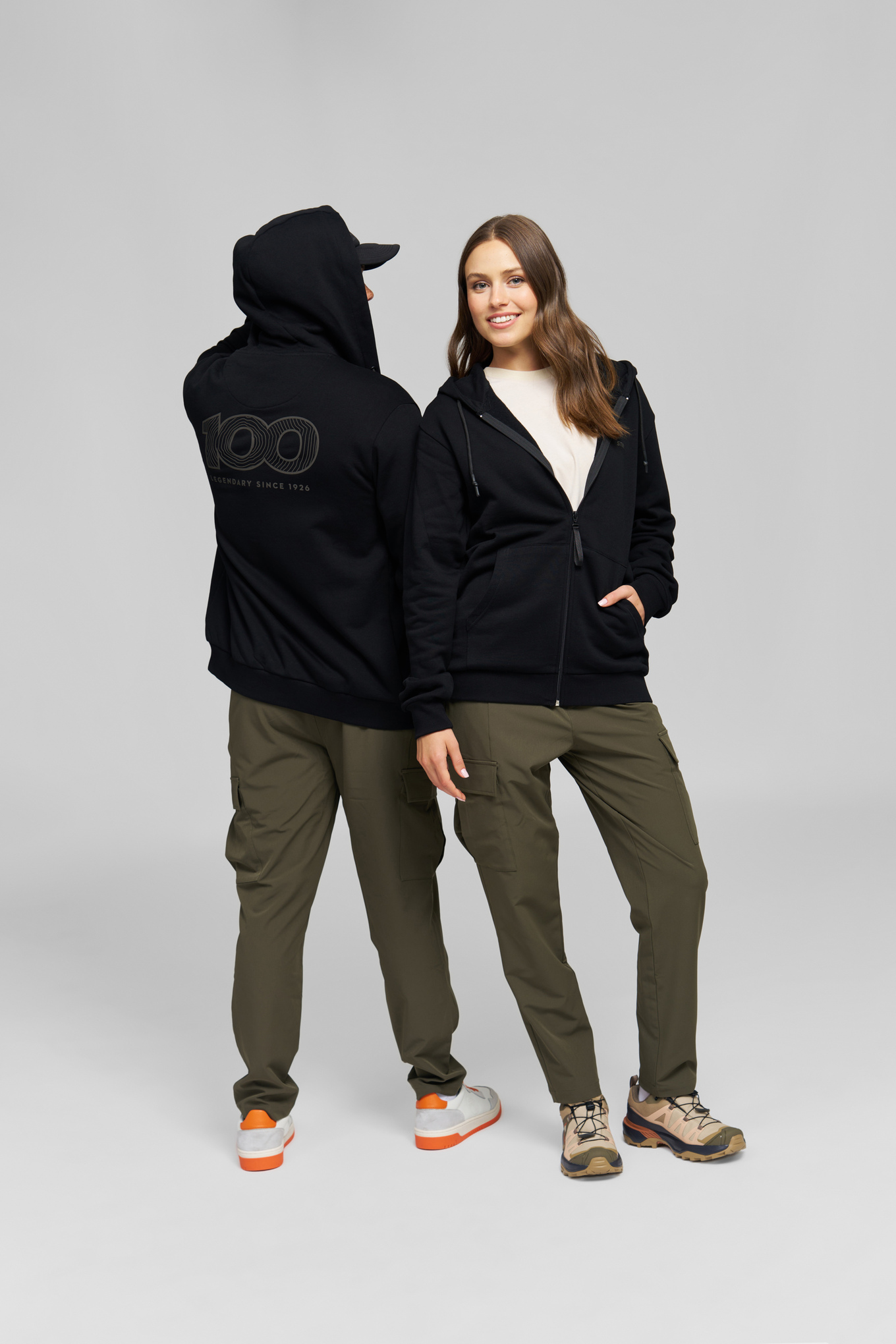 Hoodie-jakke STIHL 100 REFLEKTERENDE sort