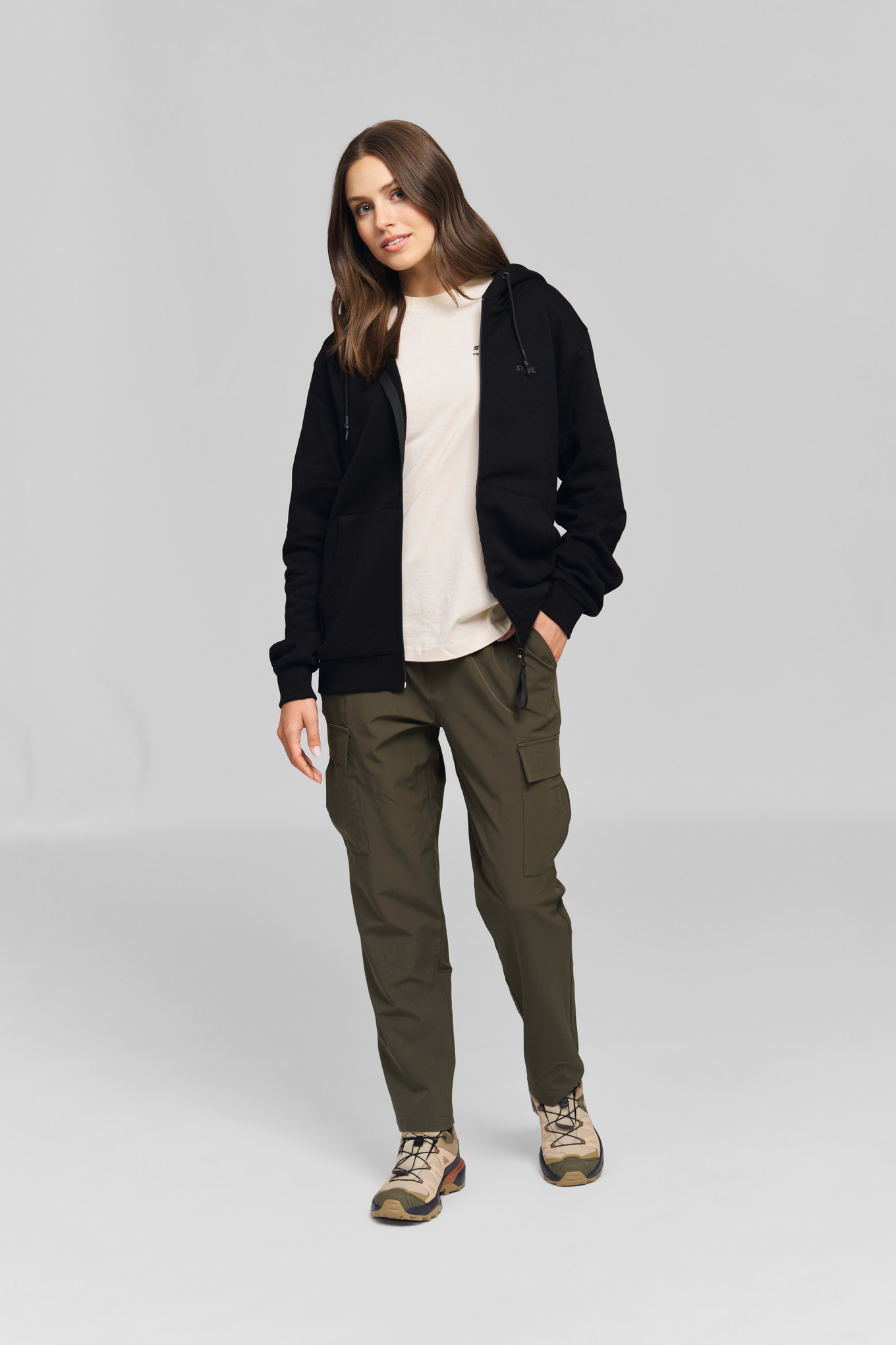 Hoodie-jakke STIHL 100 REFLEKTERENDE sort