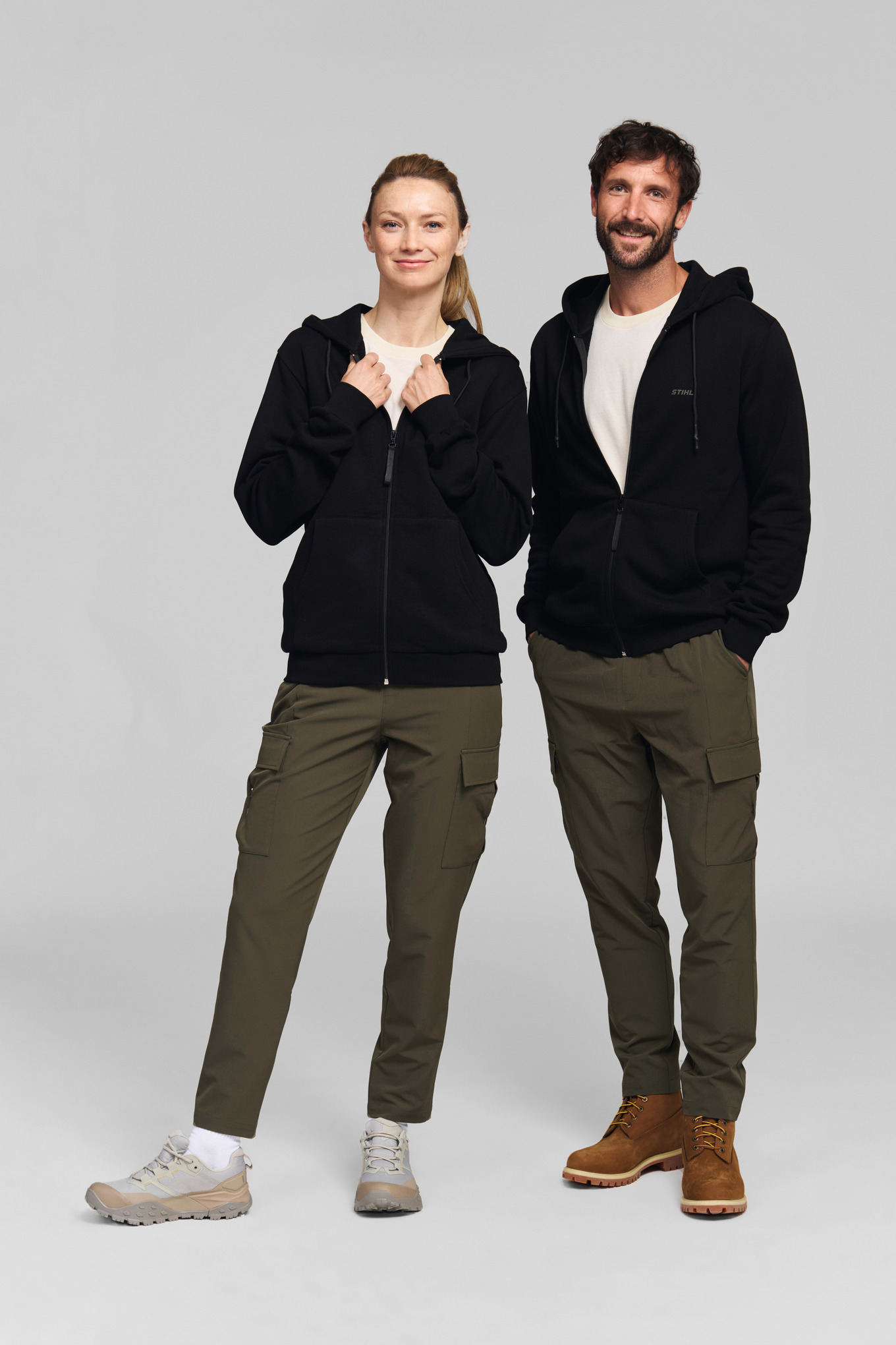 Hoodie-jakke STIHL 100 REFLEKTERENDE sort