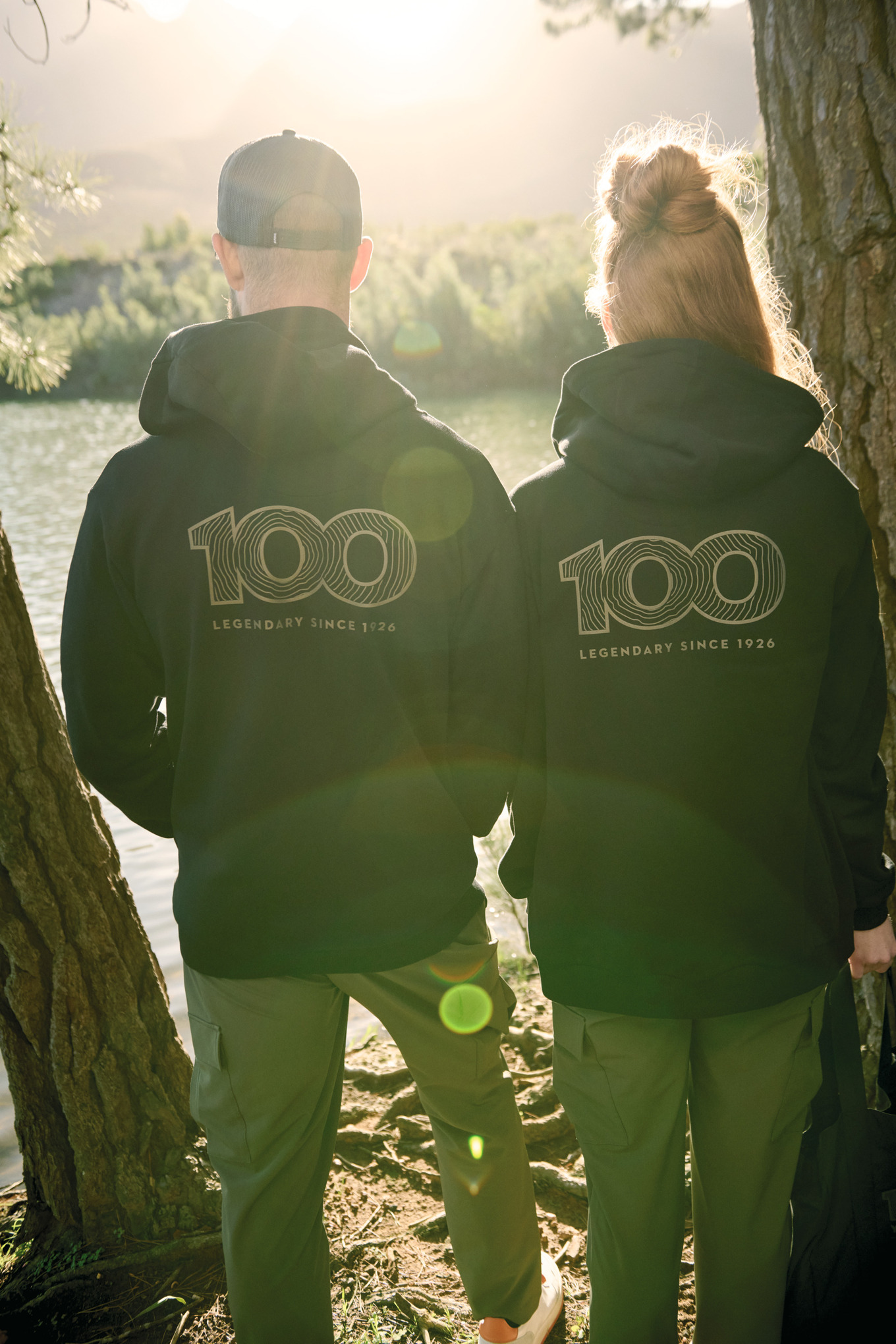Hoodie-jakke STIHL 100 REFLEKTERENDE sort