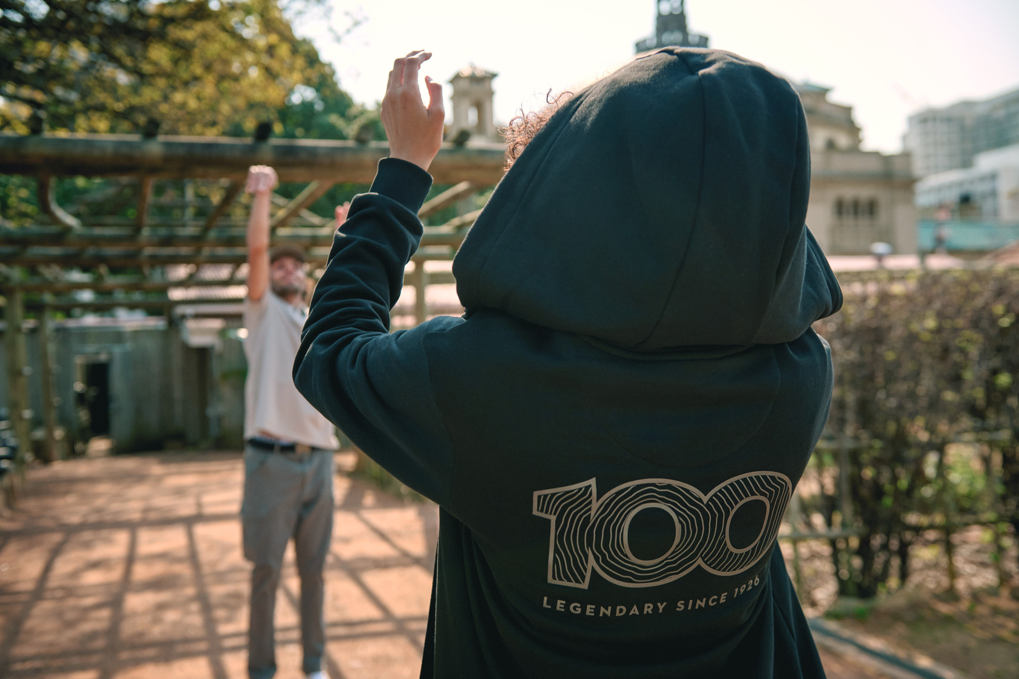 Hoodie-jakke STIHL 100 REFLEKTERENDE sort