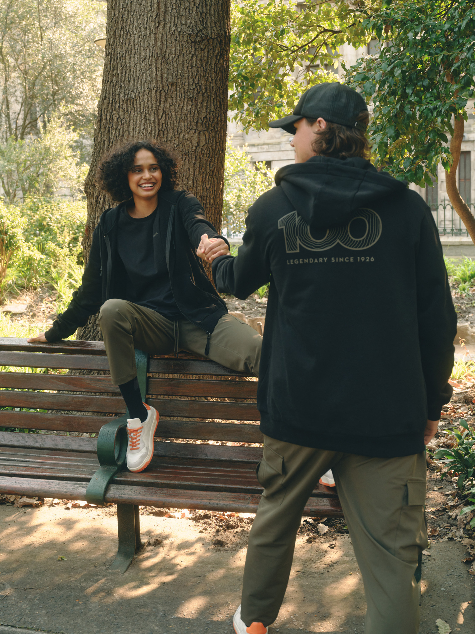 Hoodie-jakke STIHL 100 REFLEKTERENDE sort