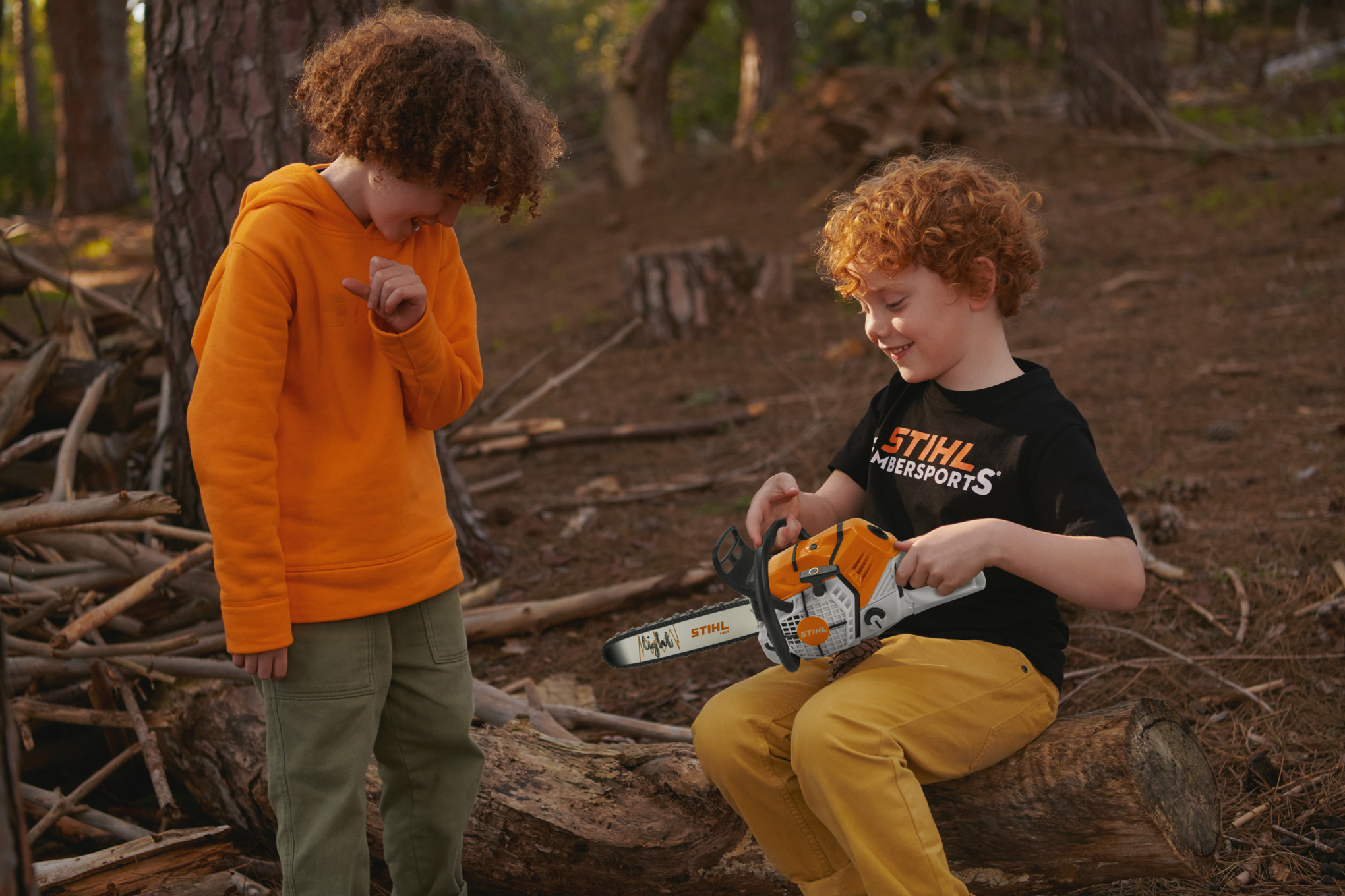 Hoodie ORANGE KIDS